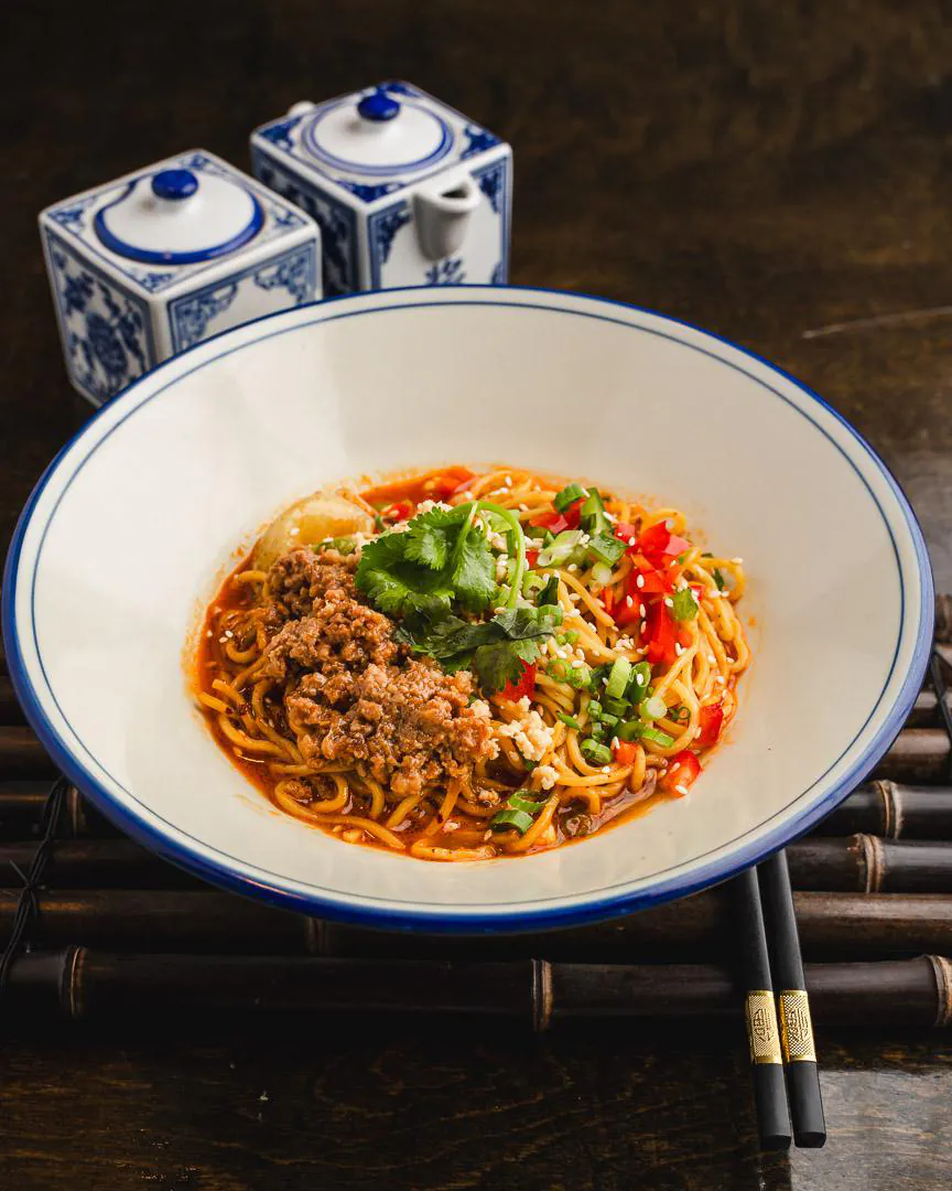 Dan Dan Noodles at Little Tiger Dumplings，a Asian Restaurant in Washington